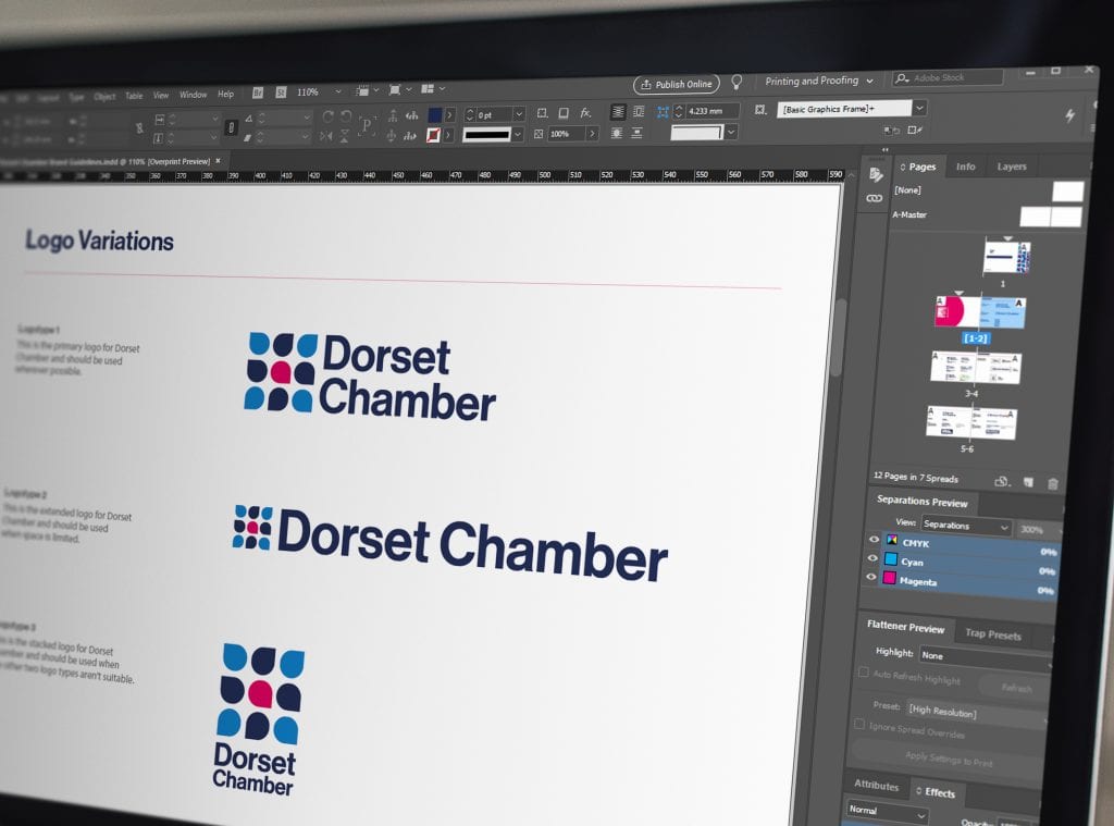 Dorset Chamber rebrand