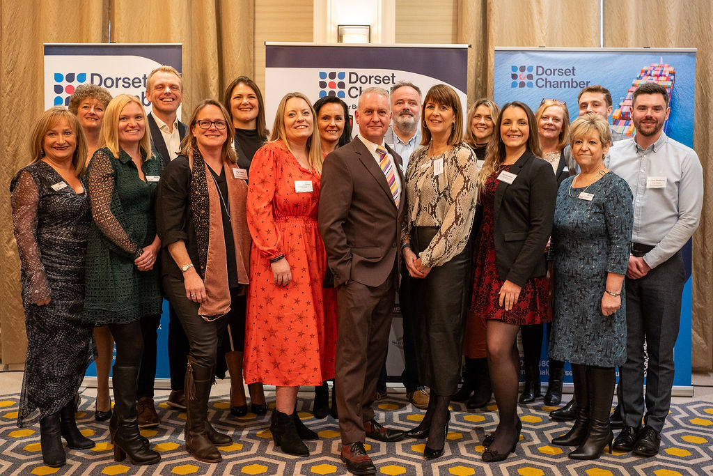 Dorset Chamber Ambassadors lined up in a row