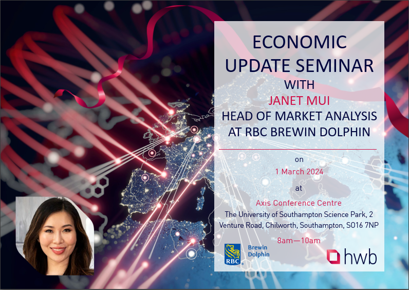 Economic Update Seminar with Janet Mui from Brewin Dolphin